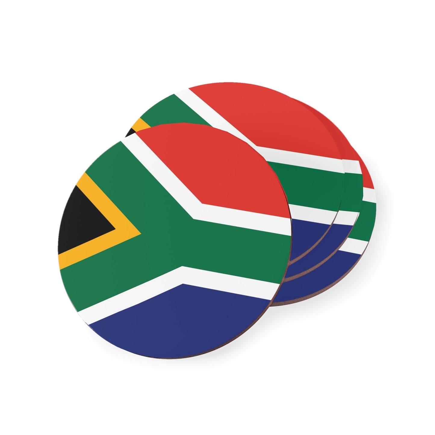 Coasters South Africa Flag (round or square shape)