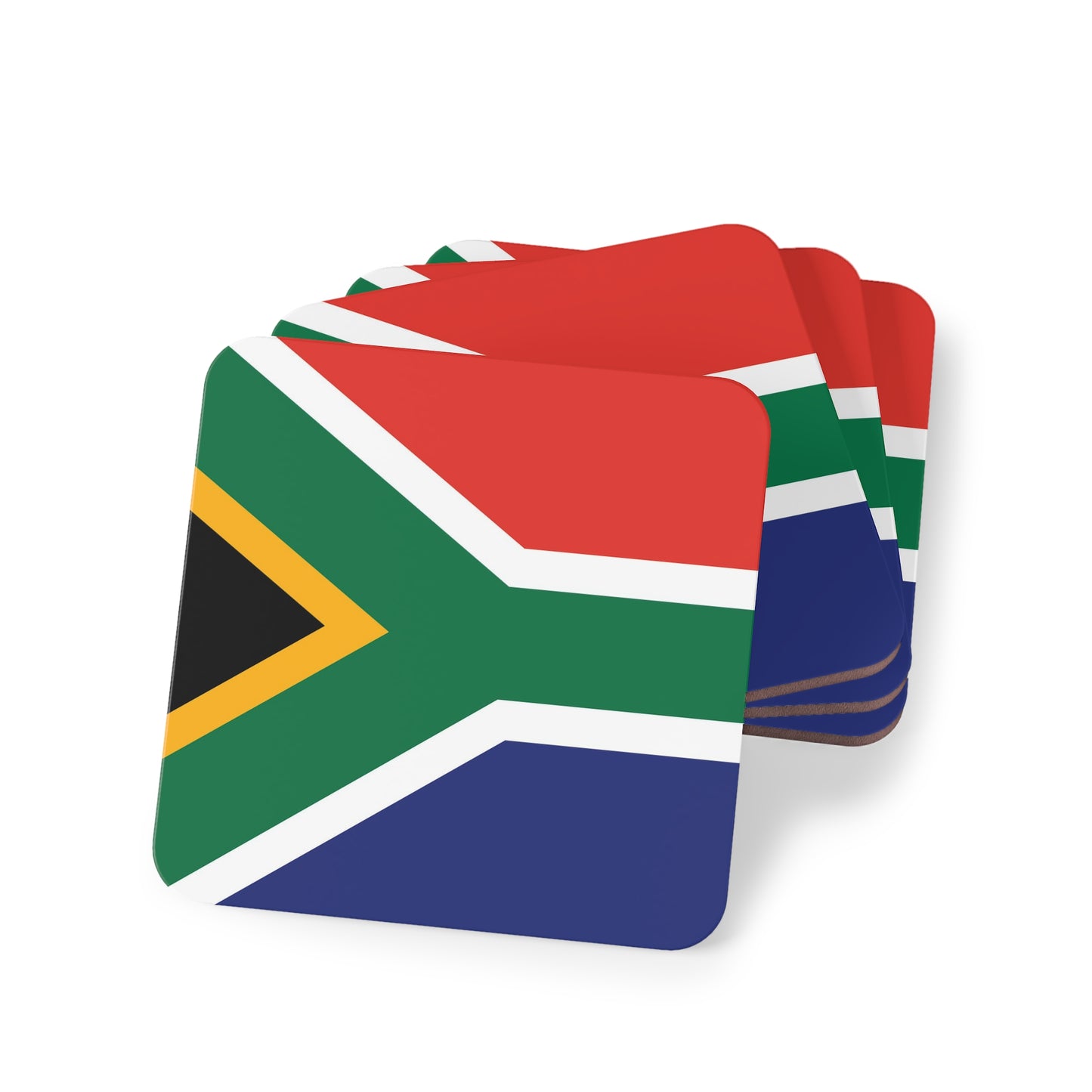 Coasters South Africa Flag (round or square shape)