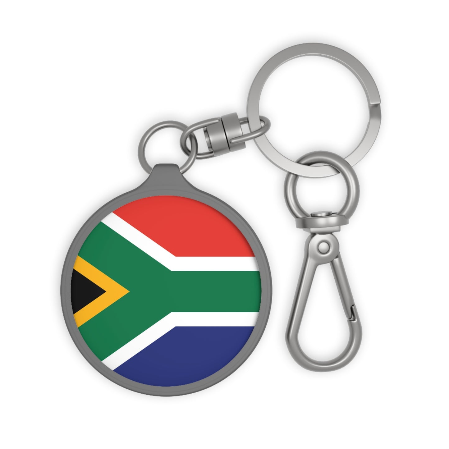 SOUTH AFRICA FLAG Keychain, South African flag keyring, south african gift, South African house warming gift, south african flag bag charm