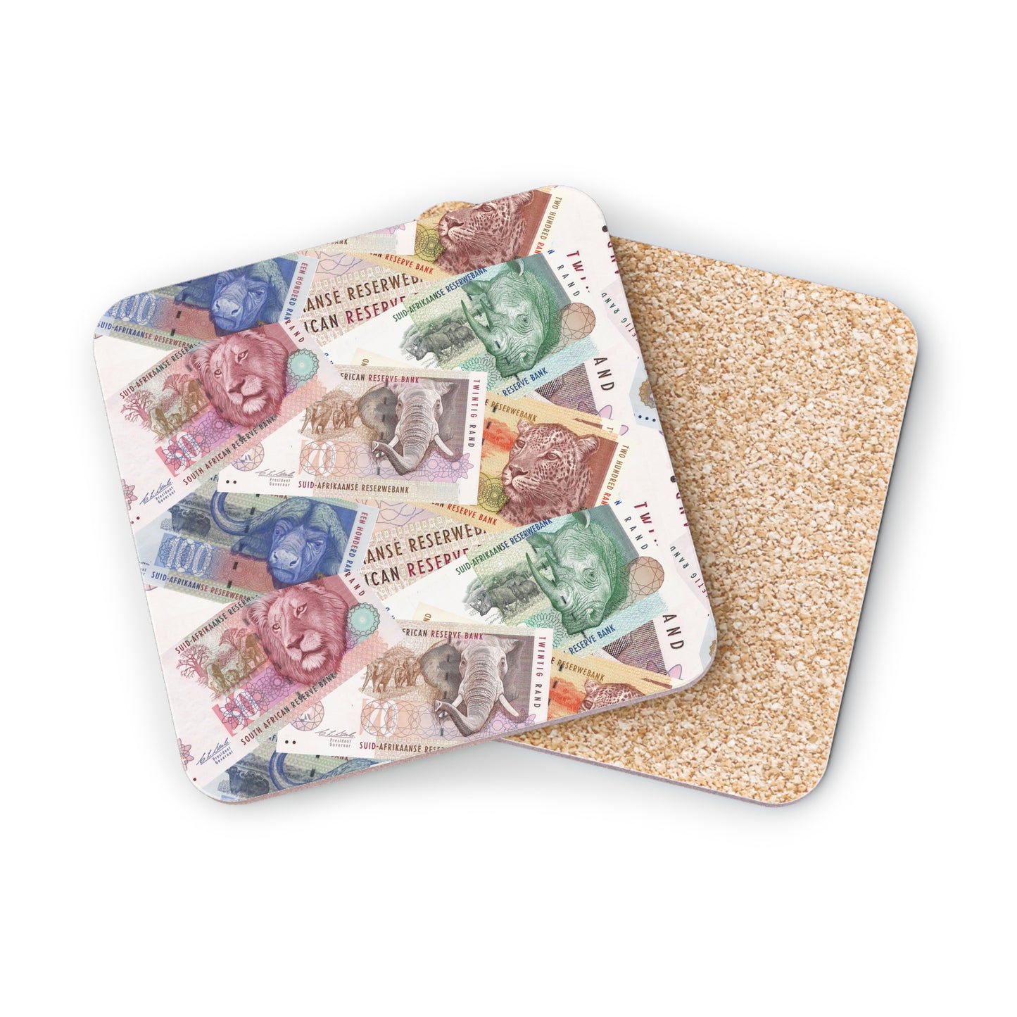 Coasters SA money (round or square shape)