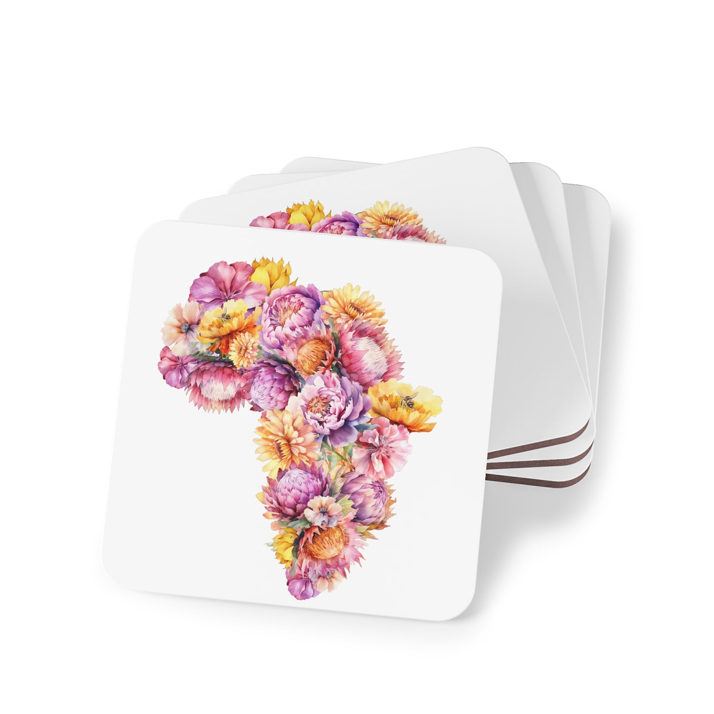 Coasters SA Floral (round or square shape)