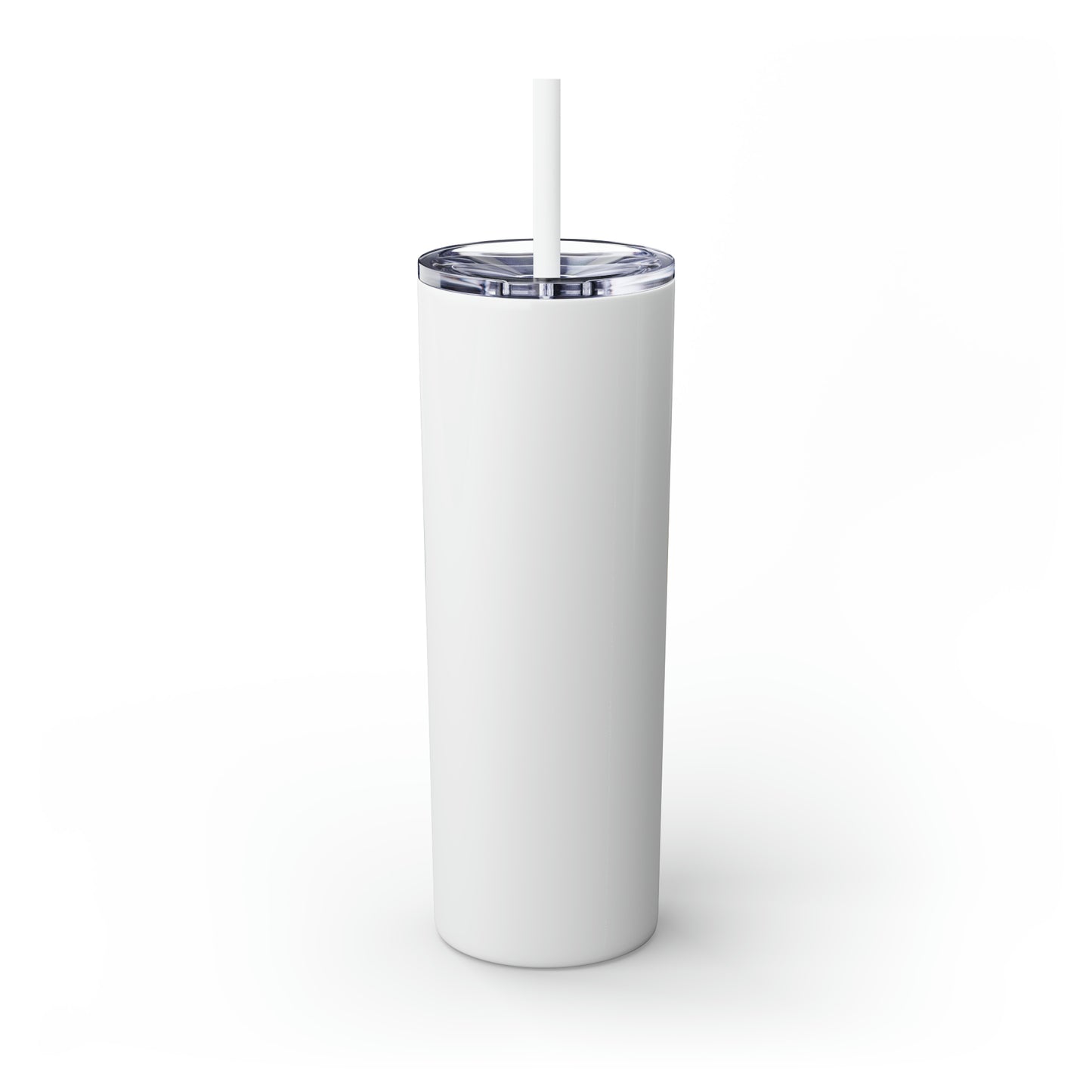 SOUTH AFRICA FLAG Heart Skinny Tumbler with Straw, Gift for South African, South Africa Travel mug