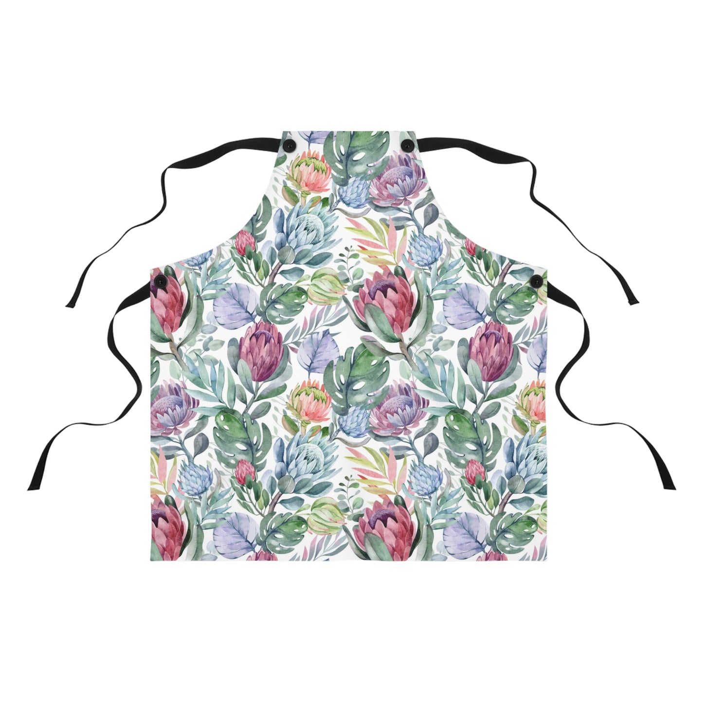 PROTEA FLOWER APRON, South African apron for ouma, Suid Afrika voorskoot, Botanical aprons for mom, Hostess gift, Housewarming gift