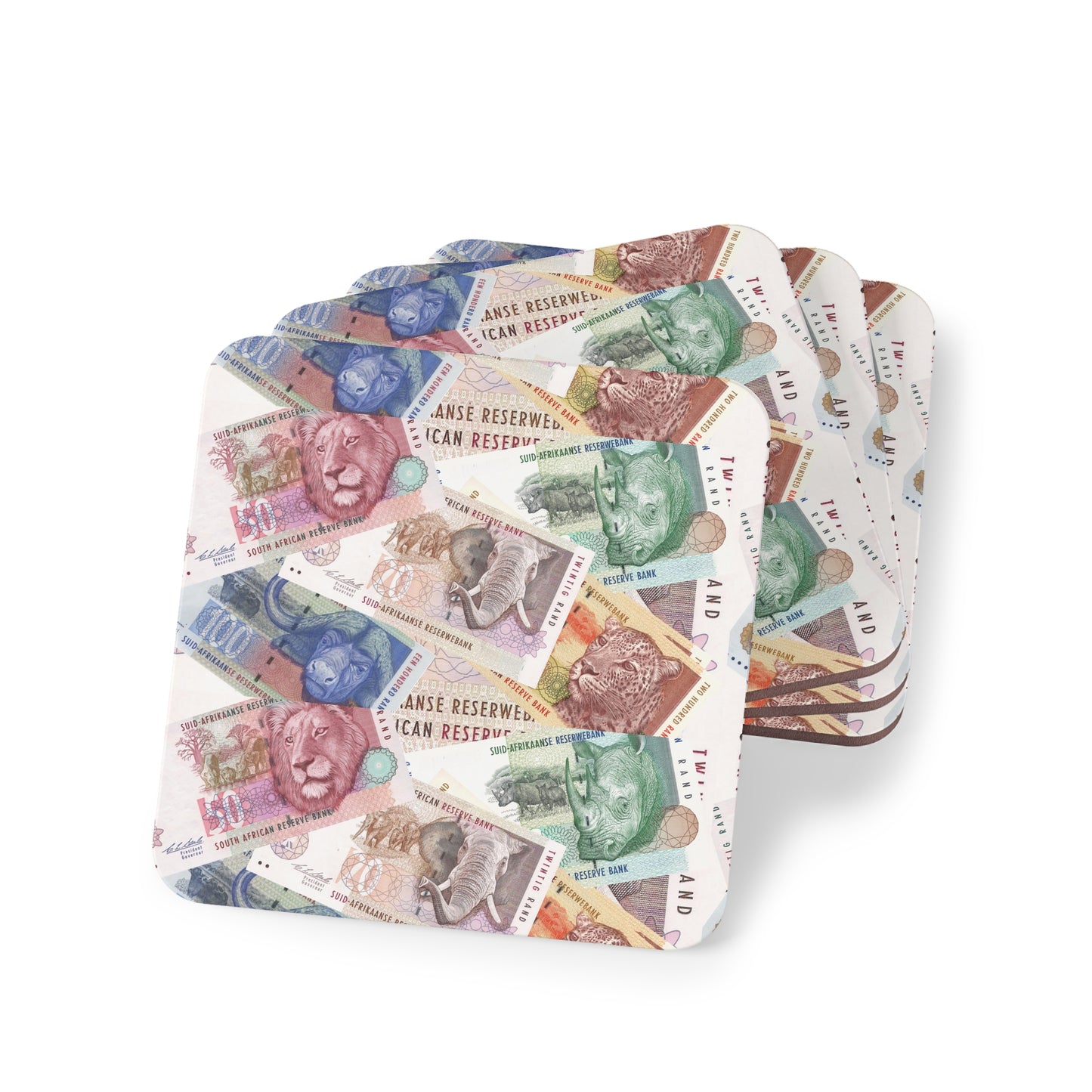 Coasters SA money (round or square shape)