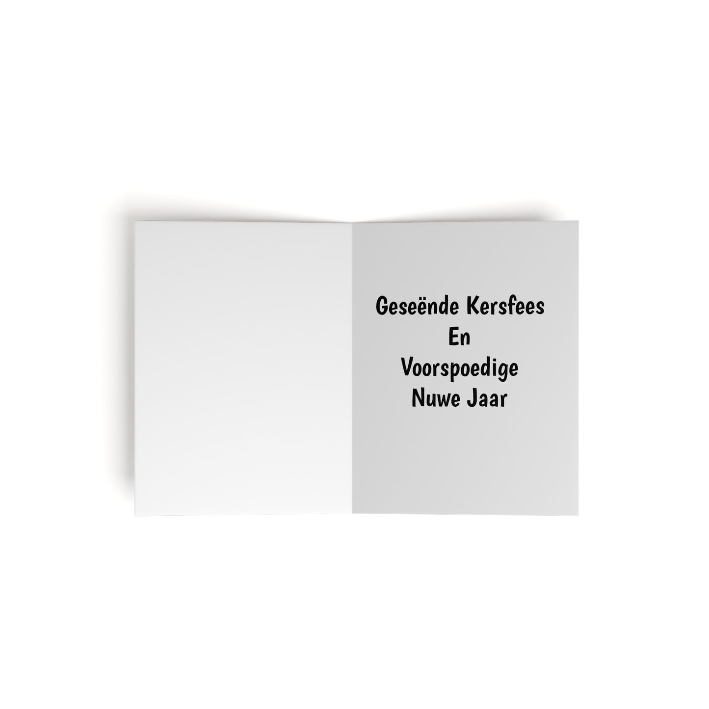 SUID AFRIKA KERSFEES kaartjie, south africa afrikaans Greeting card