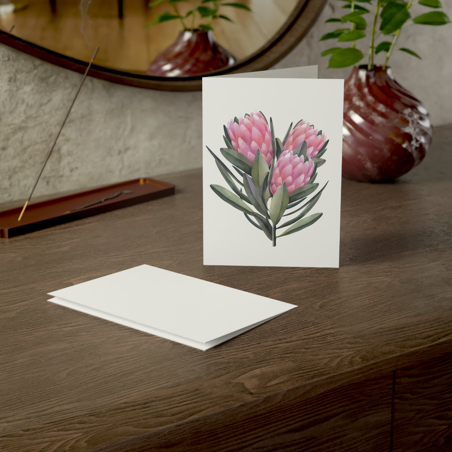 Greeting Cards Protea (1, 10, 30, and 50pcs)