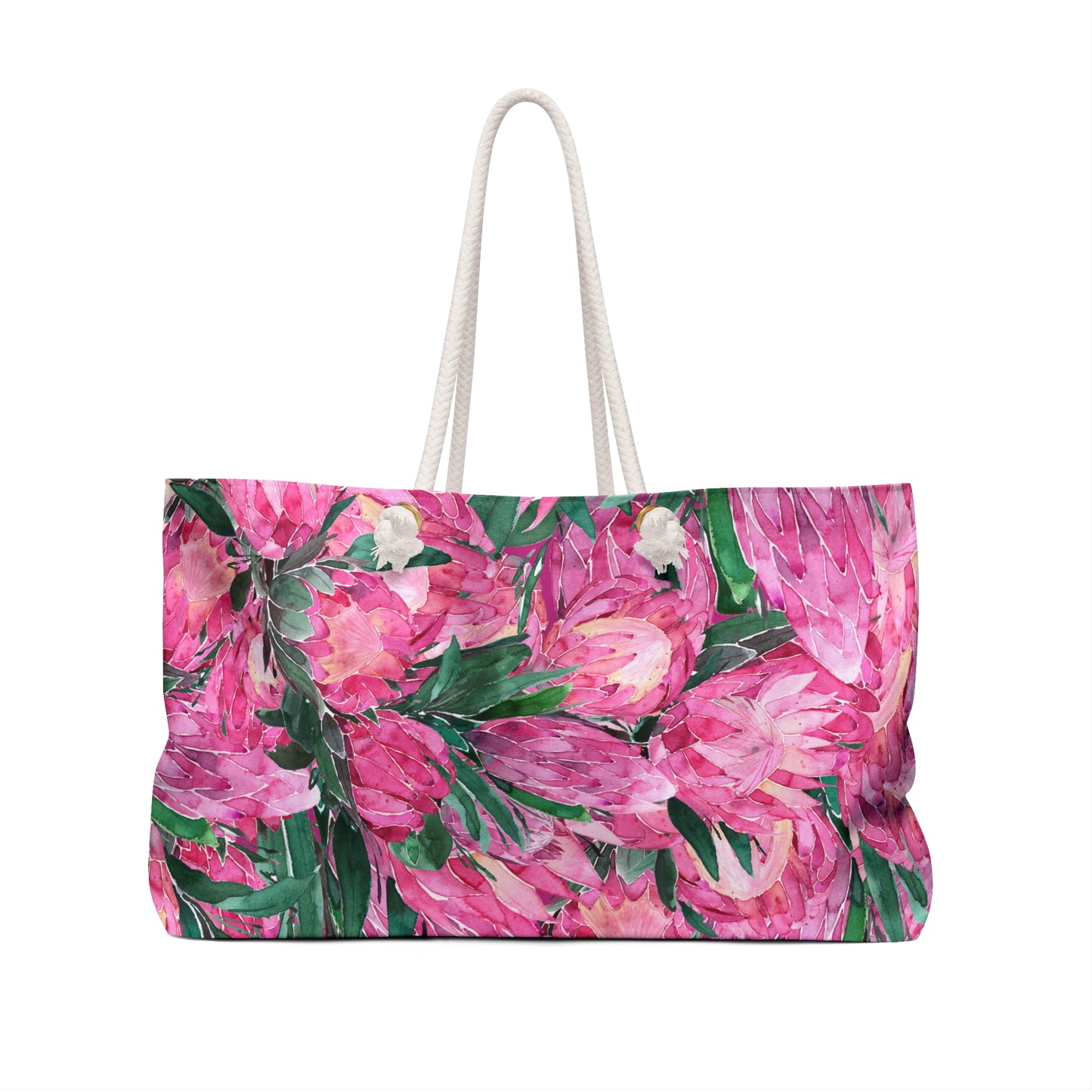 PROTEA pink flower bag for her, Pink floral bag for gran, South Africa Protea flower gift for mom, South african gift for ouma