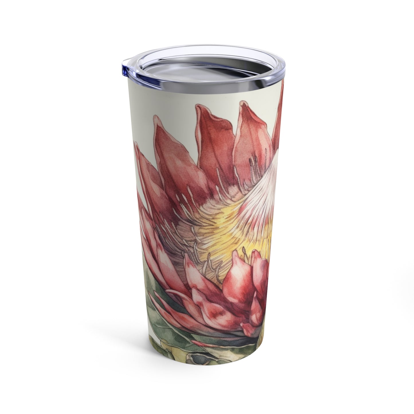 Tumbler 20oz Protea Flower