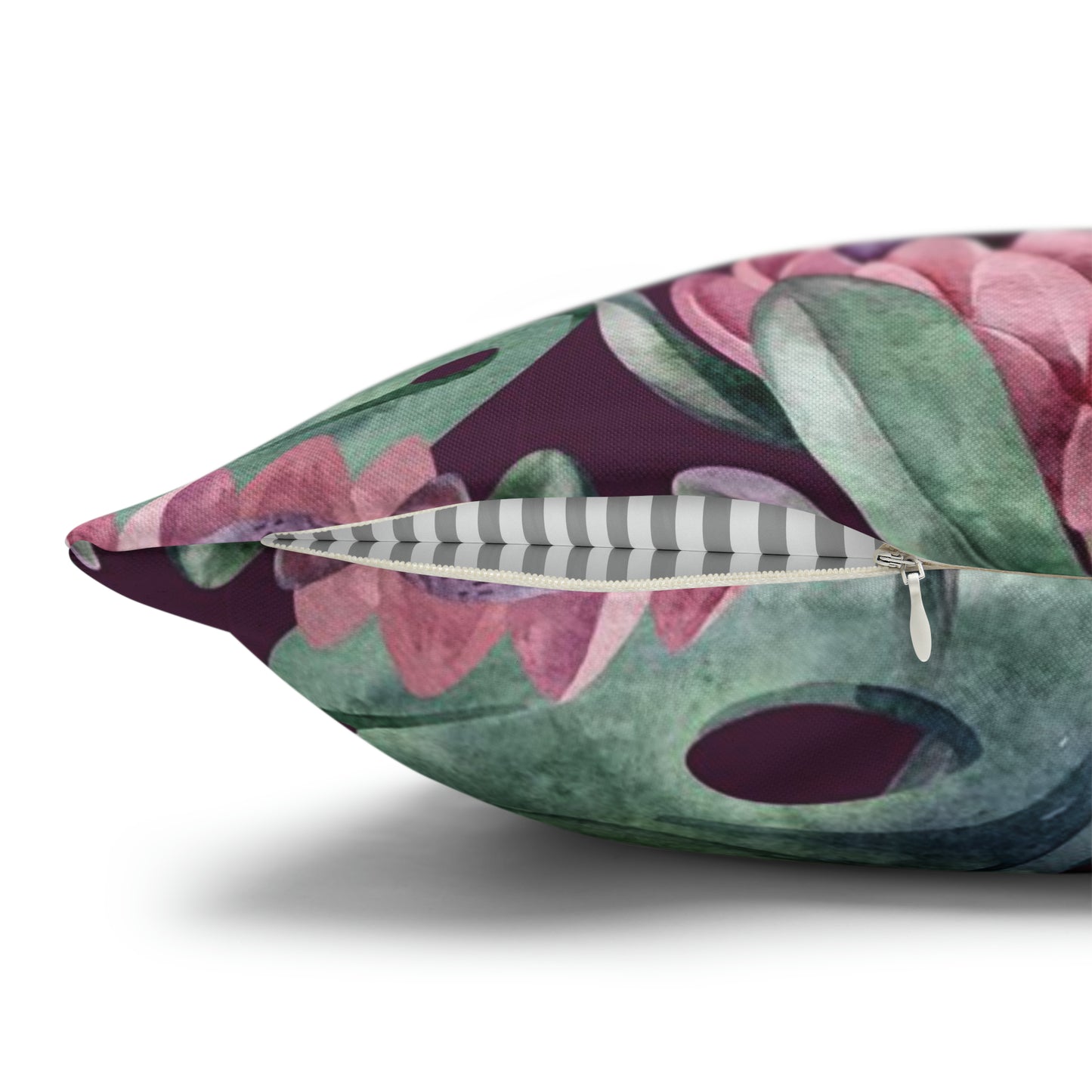 PINK PROTEA South Africa throw pillow cover