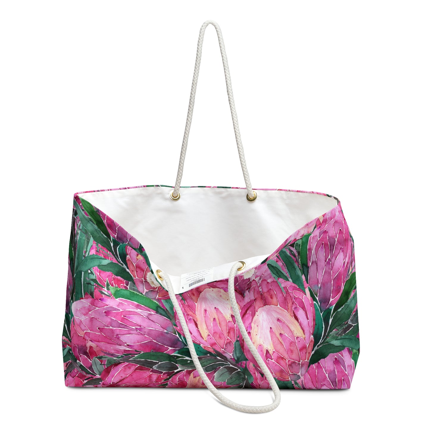 PROTEA pink flower bag for her, Pink floral bag for gran, South Africa Protea flower gift for mom, South african gift for ouma