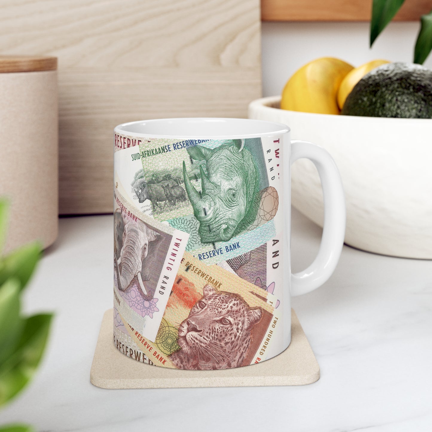 Mug South African Rand money Big5