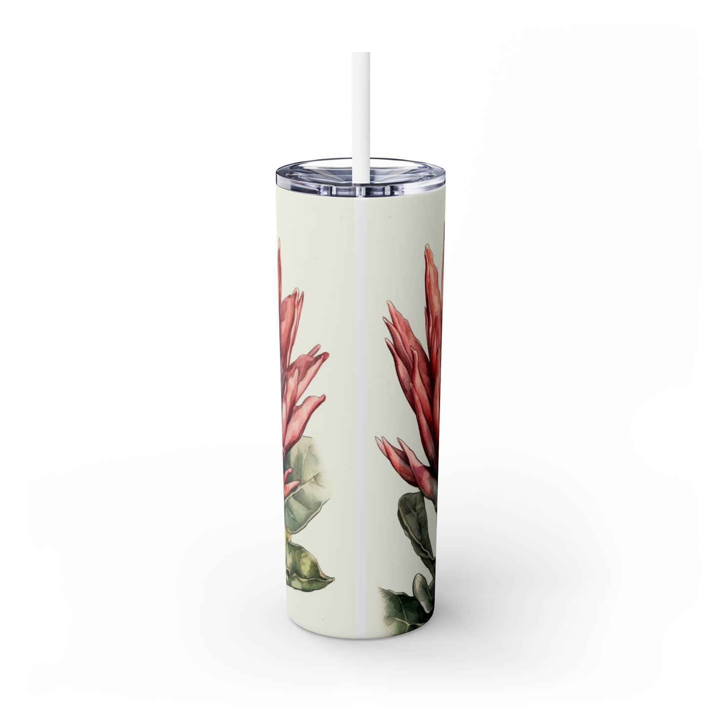 Skinny Tumbler with Straw, 20oz Protea