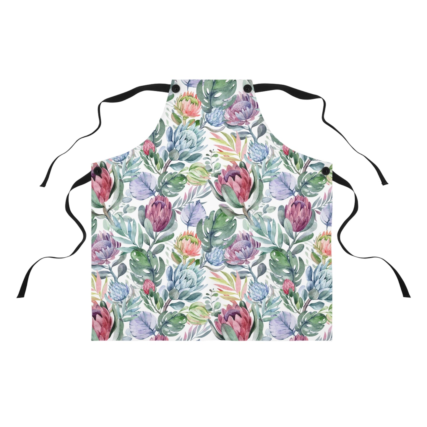 PROTEA FLOWER APRON, South African apron for ouma, Suid Afrika voorskoot, Botanical aprons for mom, Hostess gift, Housewarming gift