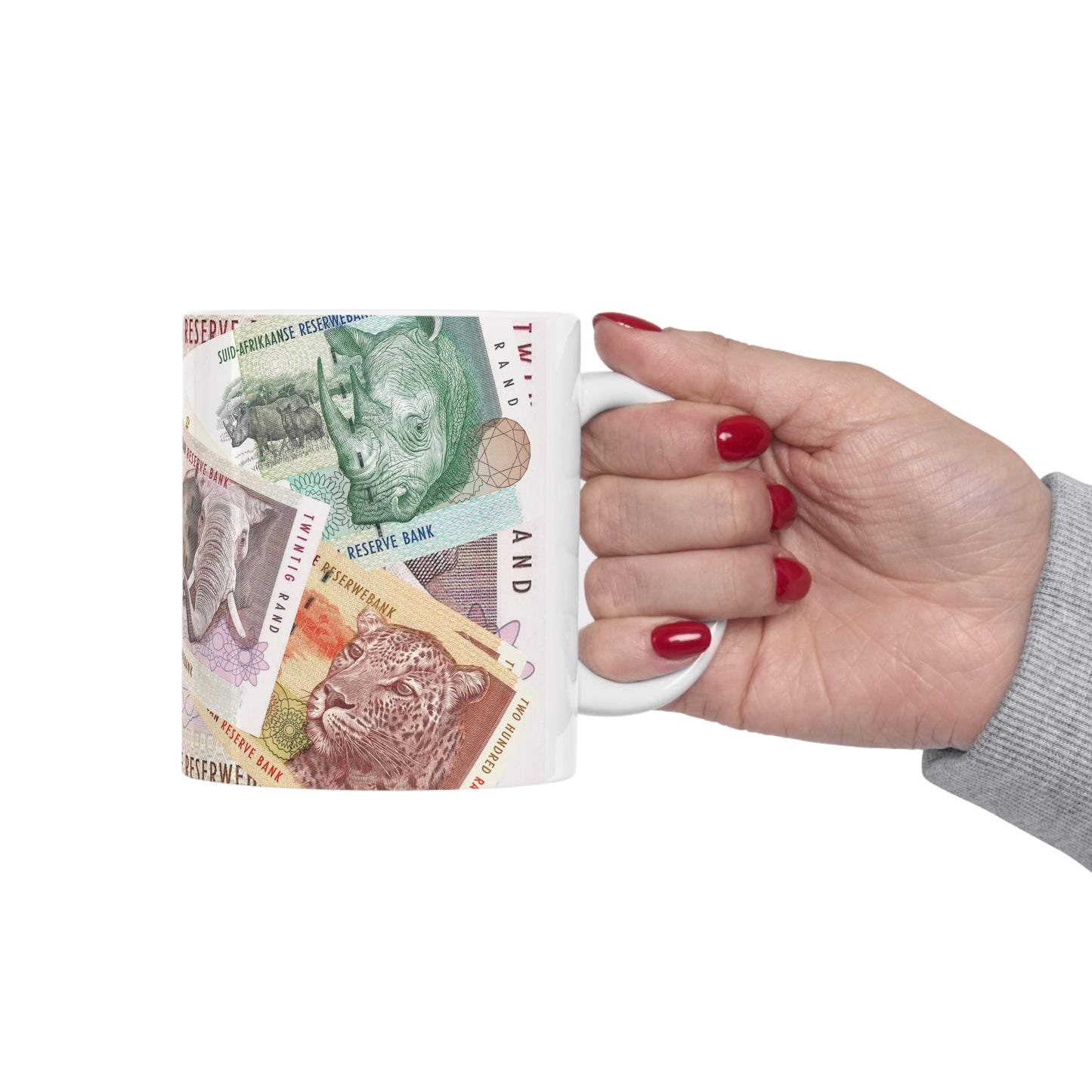 Mug South African Rand money Big5