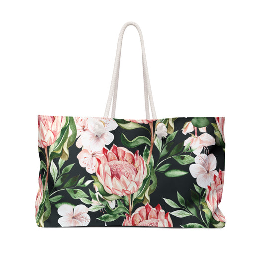 PROTEA pink flower bag for her, Pink floral bag for gran, South Africa Protea flower gift for mom, South african gift for ouma