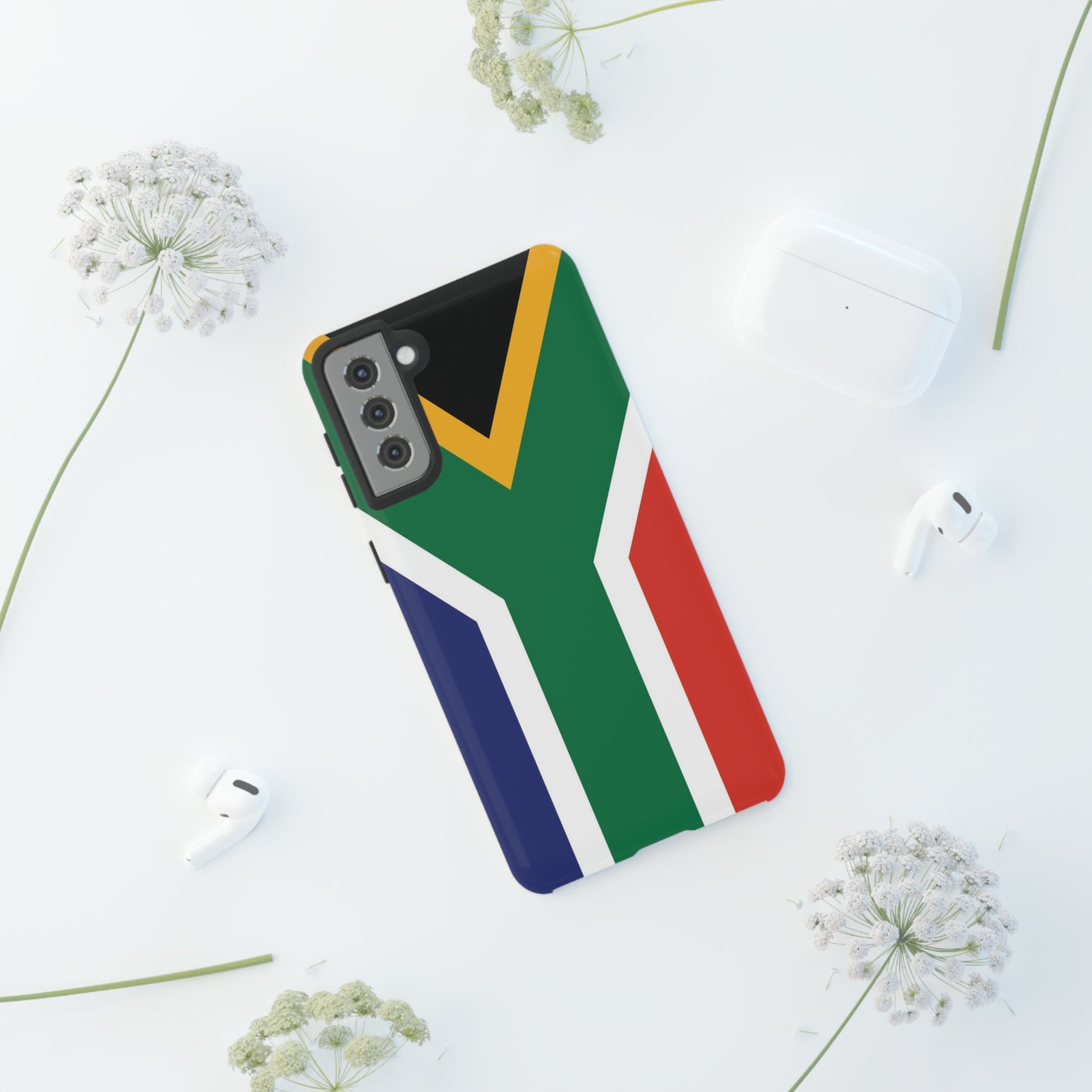 SOUTH AFRICA FLAG Phone Case for iphone, Samsung phone case with south africa flag Google Pixel phone case