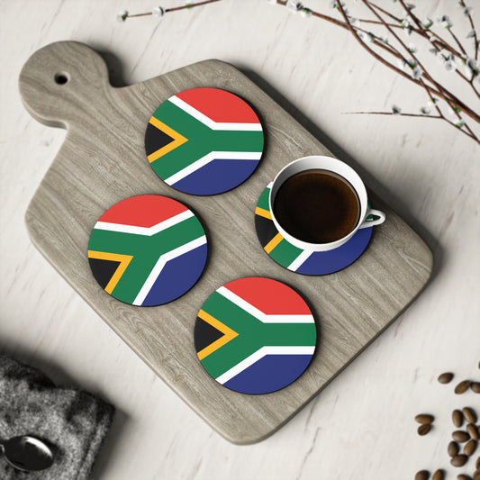 Coasters South Africa Flag (round or square shape)