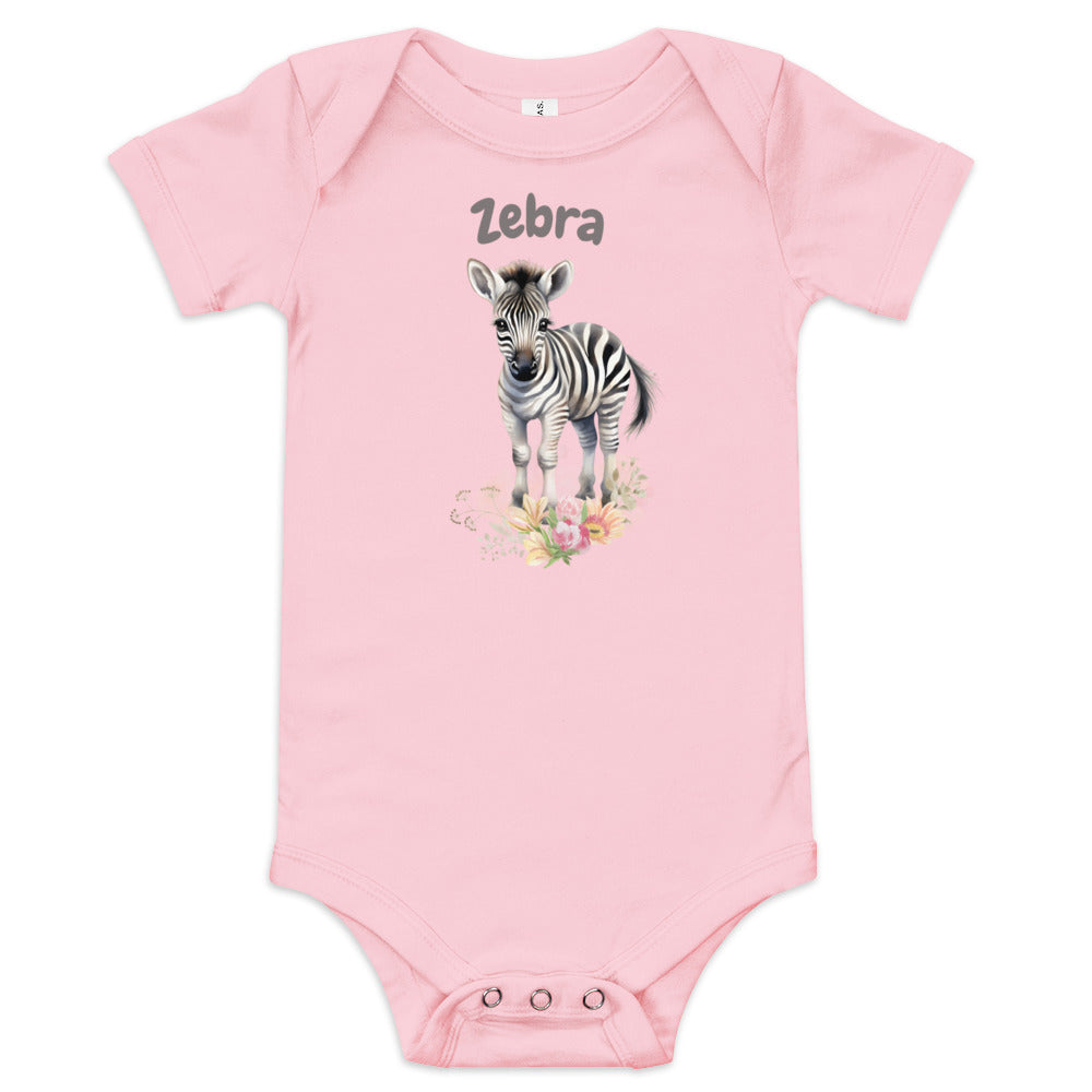 AFRIKAANS BABY Kwagga one-piece bodysuit, Zebra babygrow, South Africa baby, Afrikaans new mom gift, Afrikaans baby shower, SAFFA baby