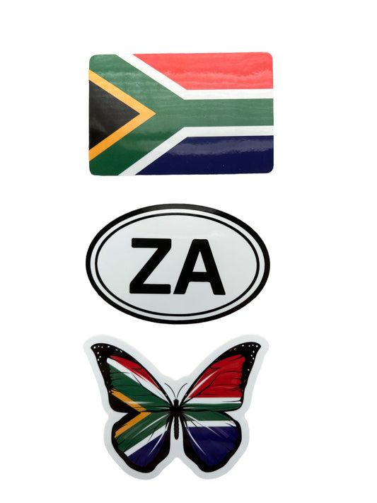 SOUTH AFRICA FLAG Decal Bumper Stickers, South Africa car window Stickers